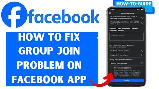 How To FIX Group Join Problem On Facebook App | Easy Steps (2025) screenshot 1