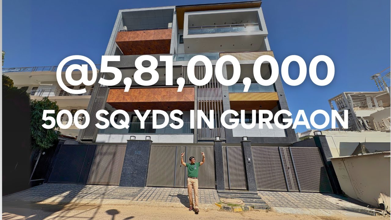 DLF Style 500 sq yd Luxury Builder Floor | 4BHK + Study in Mayfield Garden, Gurgaon | Under 6cr