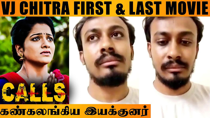 VJ Chitra's First & Last Movie Calls : Director Sabrish Emotional Speech | Celebrities Review