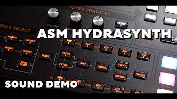 ASM Hydrasynth - Sound Demo (No Talking)