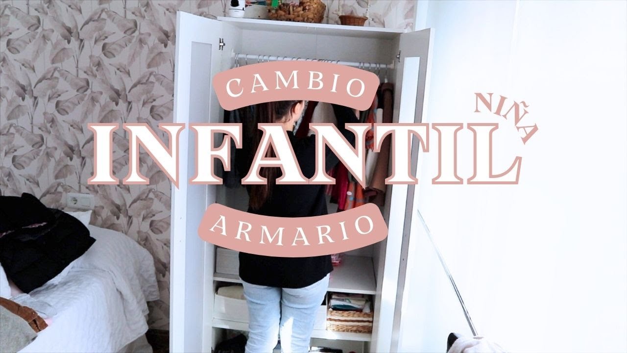 CAMBIO DE ARMARIO❄️ INFANTIL de NIÑA 👧🏼 || Blanco Nuclear