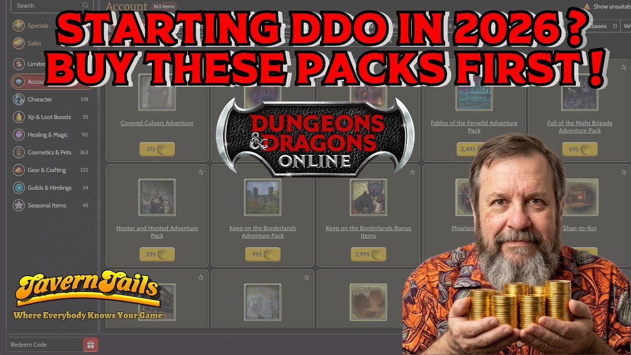 Starting DDO in 2026? Buy These Adventure Packs FIRST