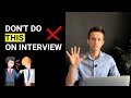 Interview mistakes that cost you the job!