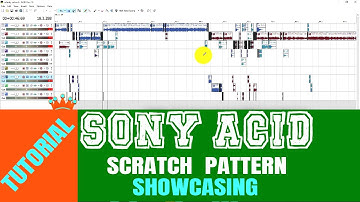 SONY ACID SCRATCH PATTERN SHOWCASING | LEARN SOME SKILLS ON ACID | DEEJAY CLEF THE DECK TERRORIST