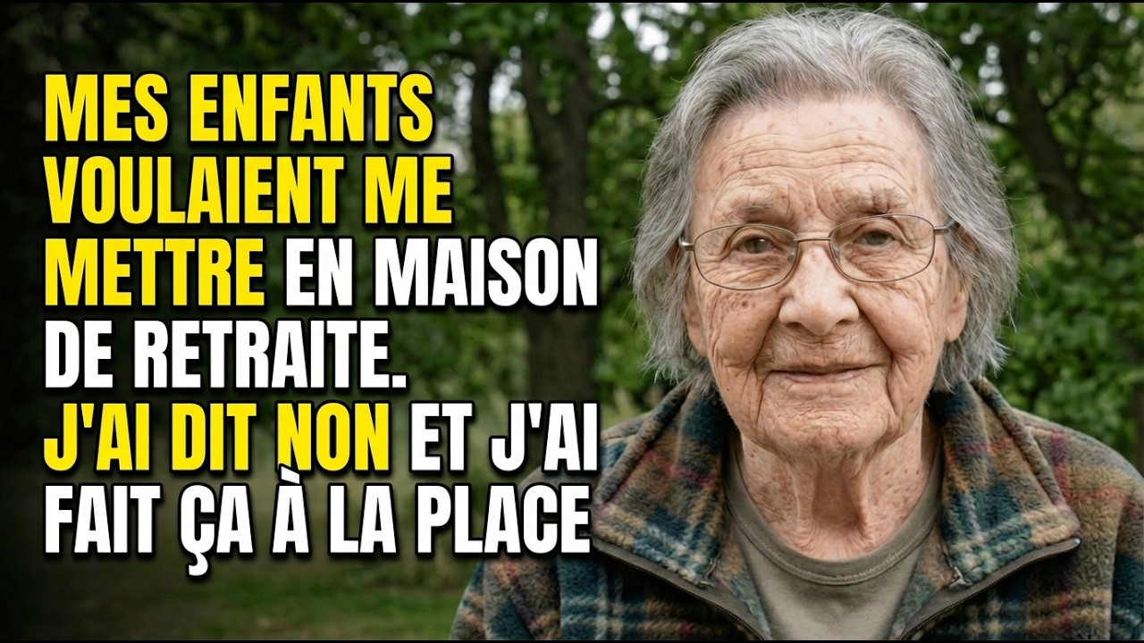 J’ai 83 Ans. Mes Enfants Voulaient Me Mettre En Maison De Retraite. J’ai Dit Non Et J’ai Fait Ça