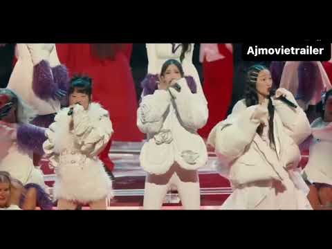 EJAE, AUDREY NUNA, and REI AMI perform during Snoop's Holiday Halftime Party