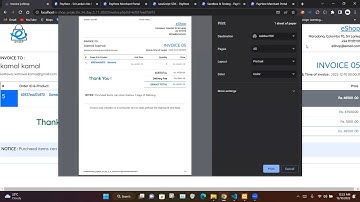 Video 32 :- Program the invoice page.