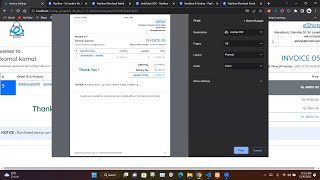 Video 32 :- Program the invoice page.