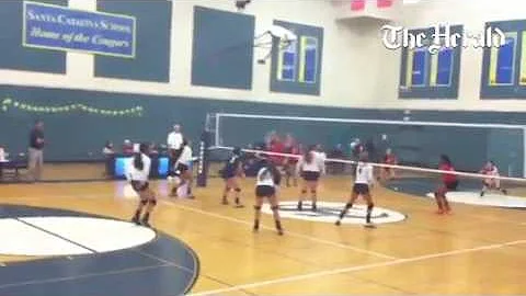 Sara Franks gets a kill for Santa Catalina in a Ga...