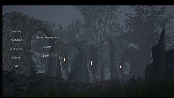 | UNREAL ENGINE 4 | The Last Ruins Background Menu |
