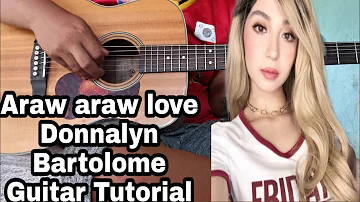 Araw - Araw Love - Flow G | Guitar Tutorial | Version Of Donnalyn Bartolome