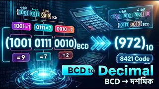 BCD to Decimal Conversion | BCD কোড রূপান্তরের নিয়ম | HSC ICT Chapter 3.1 | ICT Iskul