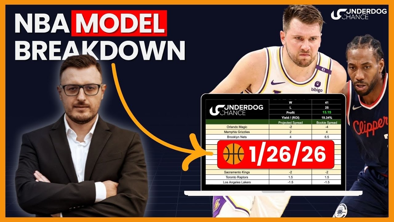 NBA picks today (NBA Model Breakdown) - 1/26/2026 - YouTube