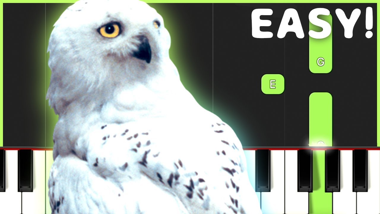 Hedwig's Theme - Harry Potter | EASY Piano Tutorial - YouTube