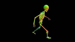 Skeleton animation of voxel model - first prototype