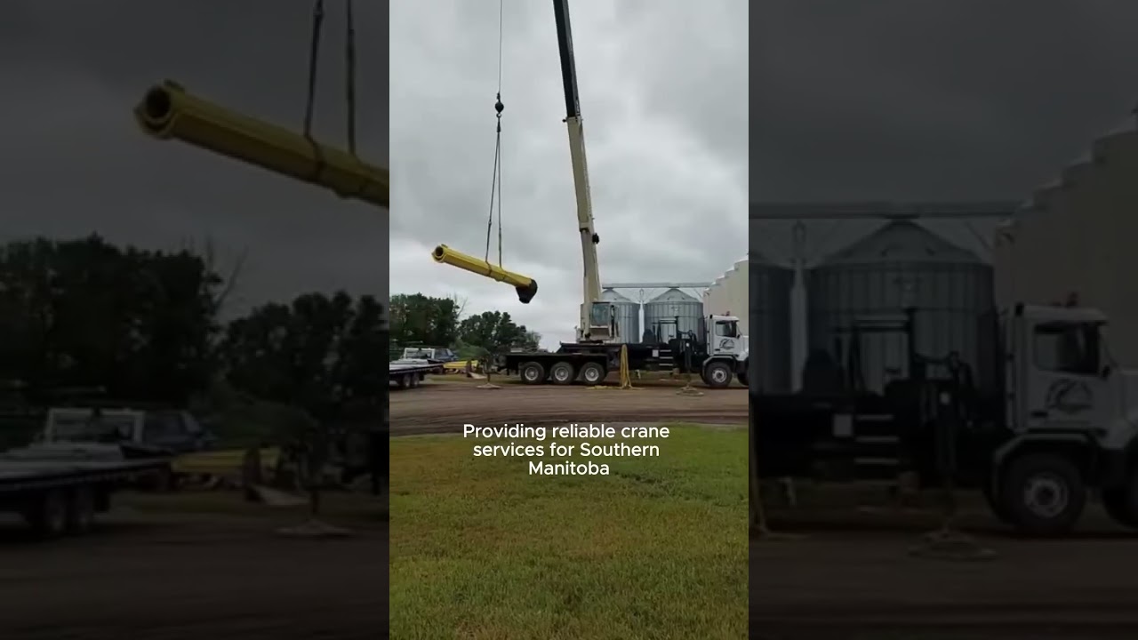 Boom truck and mobile crane rental available across Southern Manitoba.