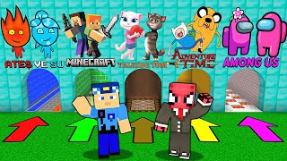 IF YOU CHOOSE THE WRONG CARTOON CAVE, YOU WILL DIE!   Minecraft