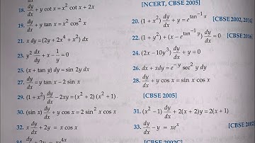 RD SHARMA EX 21.10  Q22 TO Q30 SOLUTIONS OF DIFFERENTIAL EQUATIONS CHAPTER 21 FOR CLASS 12(PART3)