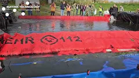 Flexible Dam Basin System – Creating a Water Buffer Between Two Walls