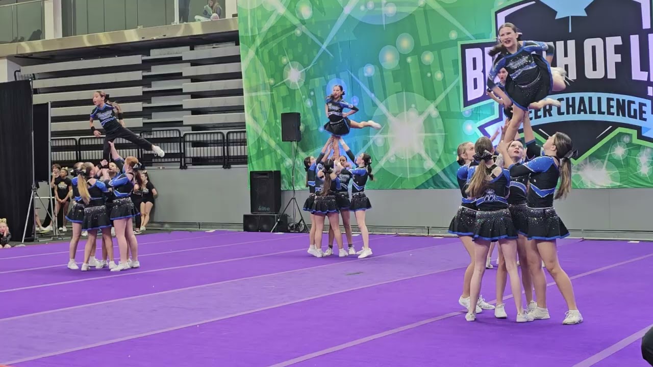 Champion Cheer Academy Allstar Cheerleading U16  Level  2 Onyx Ice 3rd Place Breath of Life  2024