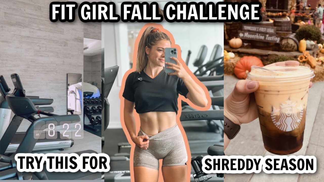 FIT GIRL FALL challenge... shreddy season YouTube