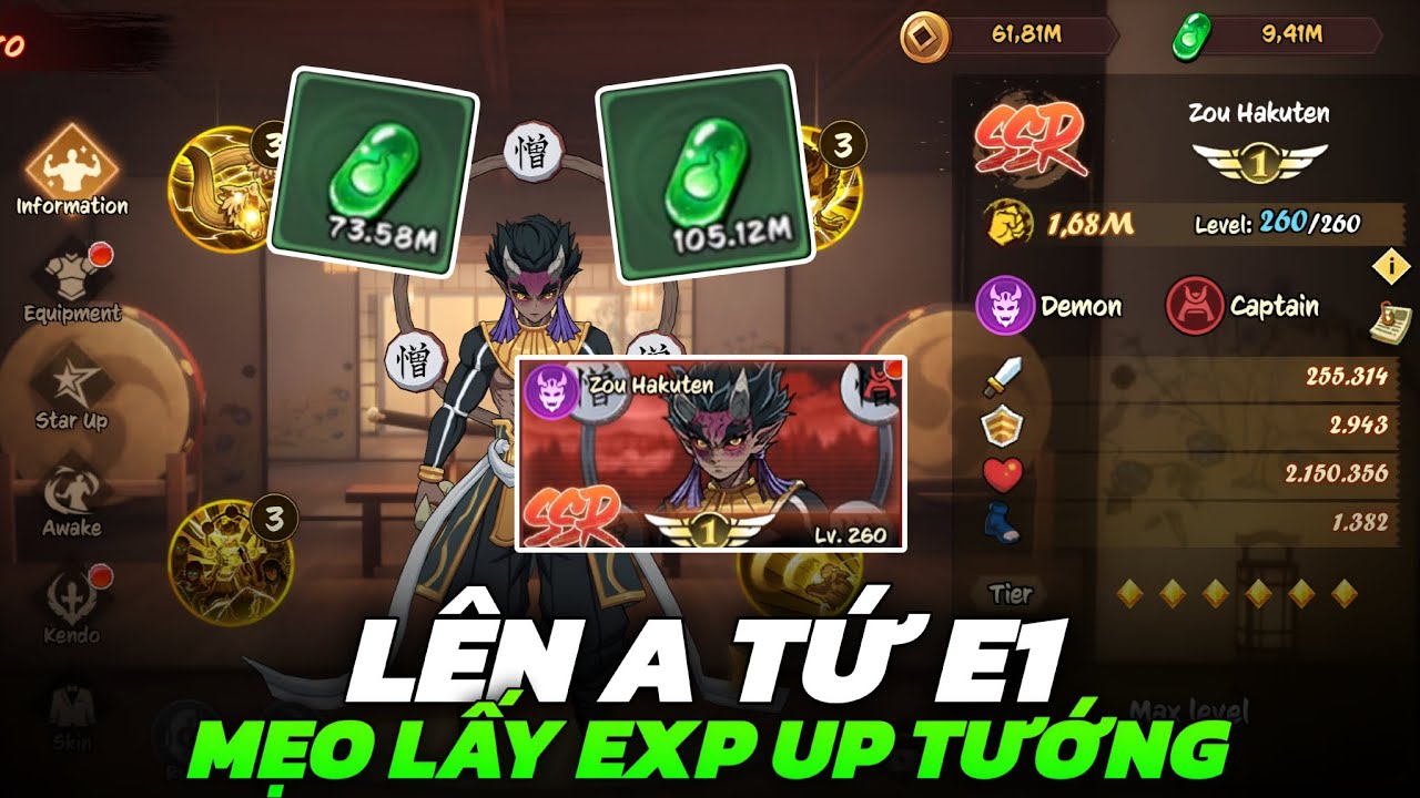 Hơi Thở Mặt Trời #4 - Vị Vua Meta Hiện Tại E1 , Mẹo Lấy Cực Nhiều Exp Full Dàn Tướng 250 !