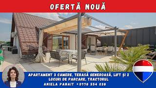 Apartament 3 camere, terasă generoasă, lift și 2 locuri de parcare, Tractorul