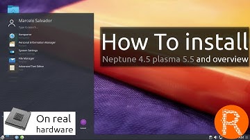 How To install  Neptune 4.5 plasma 5.5 and overview | Keep on Rolling