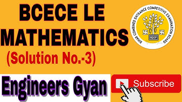 Bcece le math solution - 3 llbtech lateral entry ll gamma and beta function ll engineering math