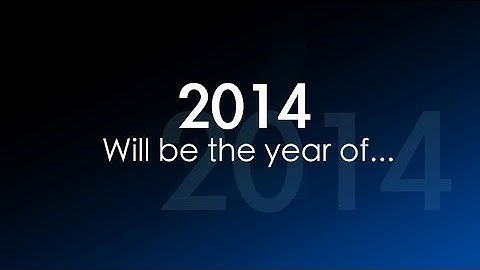 2014 will be the year of video, 2015 will be the year of native