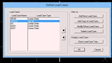(HƯỚNG DẪN SỬ DỤNG SAP2000) BÀI 16: MASS SOURCE VÀ LOAD CASE