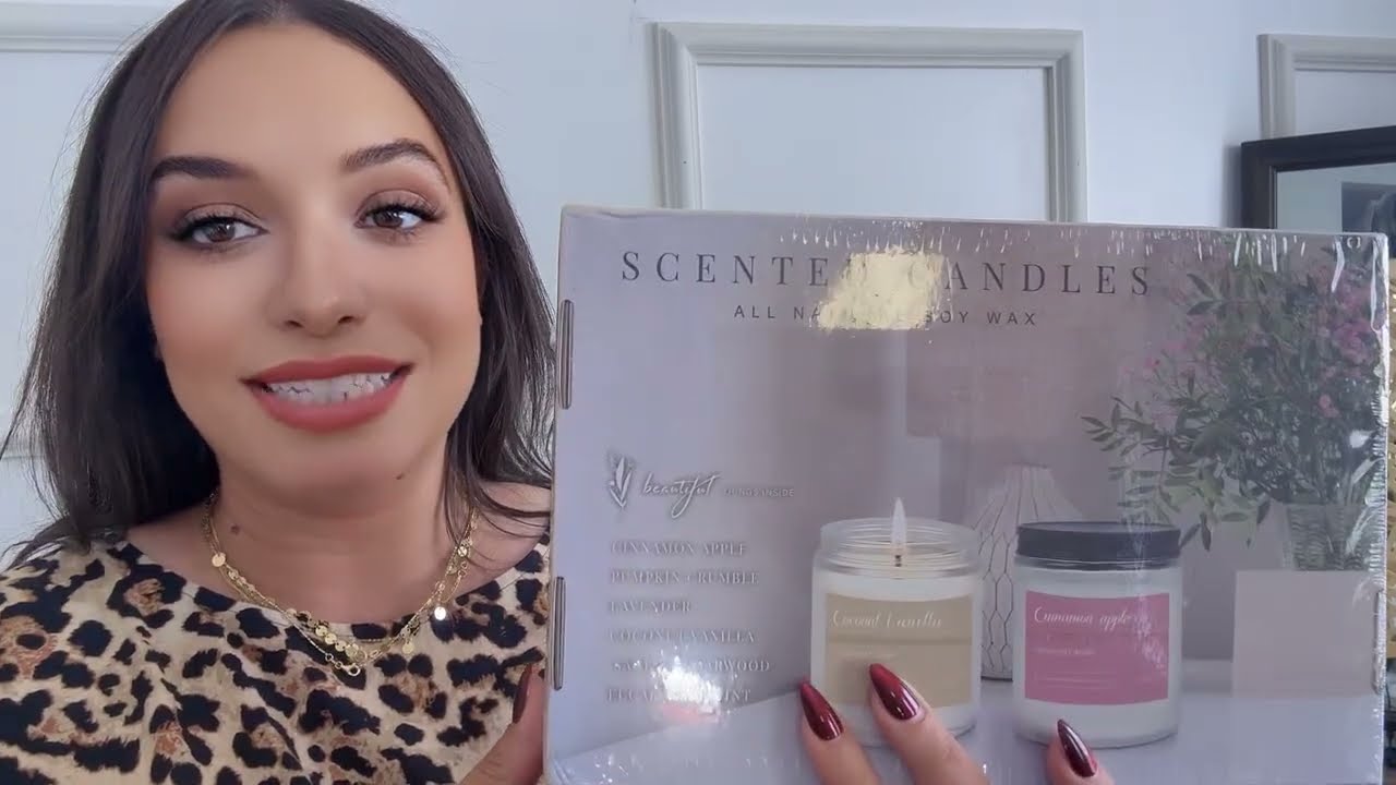 Cozy Up Your Home Fall Scented Candles Review| 6-Pack Soy Candle Gift Set for Autumn & Holiday Decor