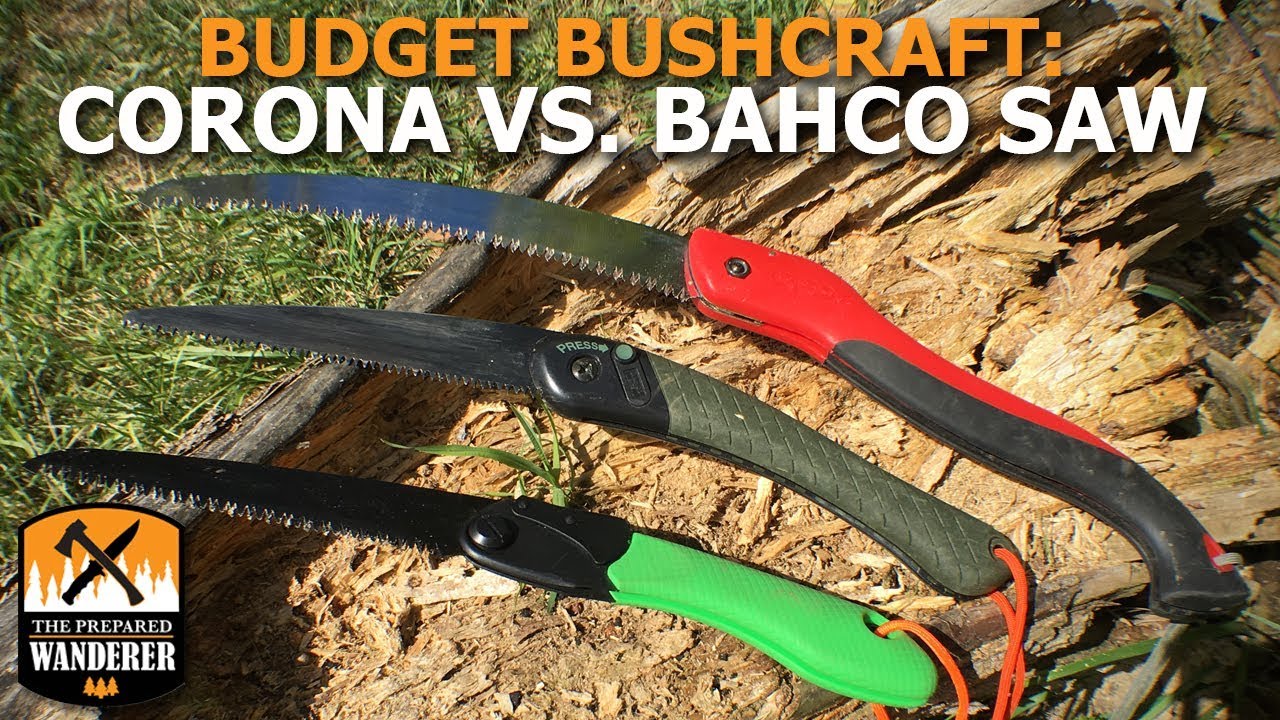 Budget Bushcraft: Corona Razor Tooth Vs. Bahco Laplander Saw