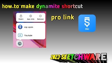how to make dynamite shortcut any app in sketchware tutorial new videos#2023#news#sketchware#video