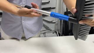 aluminun telescopic pole with twist lock for cleaning tool pole