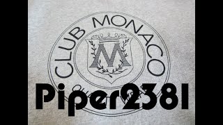 Club Monaco Heritage Crest Sweatshirt (Vintage and Retro)