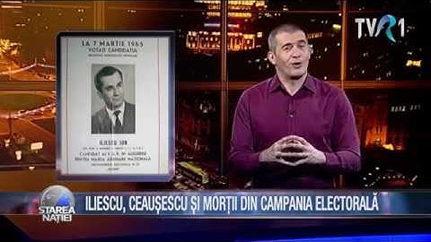 Starea Naţiei: Iliescu, Ceauşescu şi morţii din campania electorală