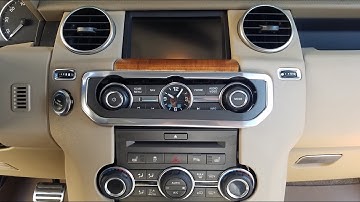 How to Remove Radio / Navigation / Display from 2012 Land Rover LR4 for Repair.