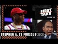 Stephen A. is FURIOUS about how Allen Iverson is treated by the 76ers | First Take