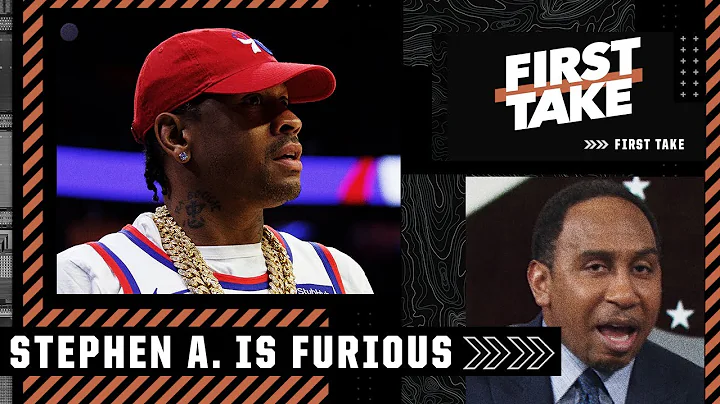 Stephen A. is FURIOUS about how Allen Iverson is t...