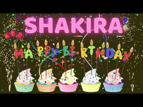 SHAKIRA Happy Birthday song | Happy Birthday Shakira | Happy Birthday