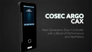 Door Controller with Contactless Credentials for Time-Attendance & Access Control | COSEC ARGO CAX
