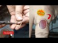 Gold Ring Making With Maroon Stone || Gold ki Anguthi banane ka tarika || Latest 2022 ||Elegant Ring