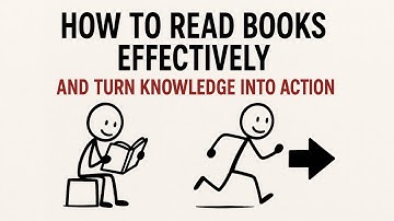 How to read books effectively and turn knowledge into action.
