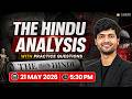 CLAT 2027: The Hindu Newspaper Analysis | 21 May 2026 | Daily GK &amp; Current Affairs for CLAT
