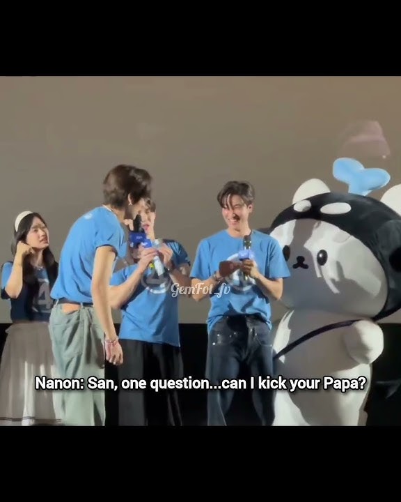 P'Tay is so dramatic, as if one kick from Nanon is gonna kill him 😂 #polcasan #taynew #nanonkorapat