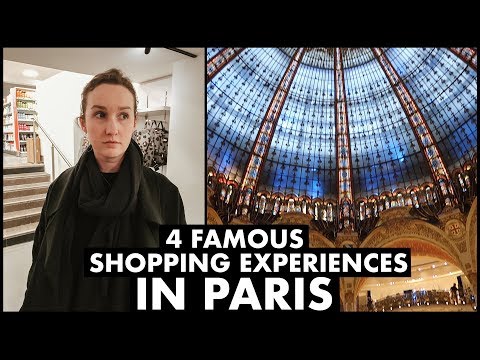 4 Famous Shopping Experiences in Paris