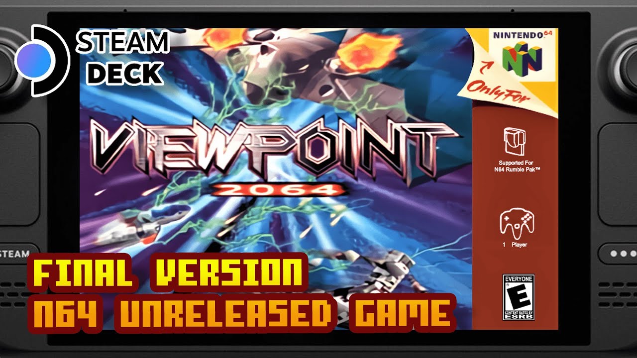 𝐅𝐈𝐍𝐀𝐋 𝐕𝐄𝐑𝐒𝐈𝐎𝐍 - Viewpoint 2064 - (Valve Steam Deck) - Unreleased N64 Game - 4K