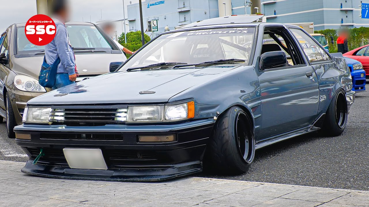 段差 ぜんぶae86 日本車カスタム Jdm 大黒pa Youtube