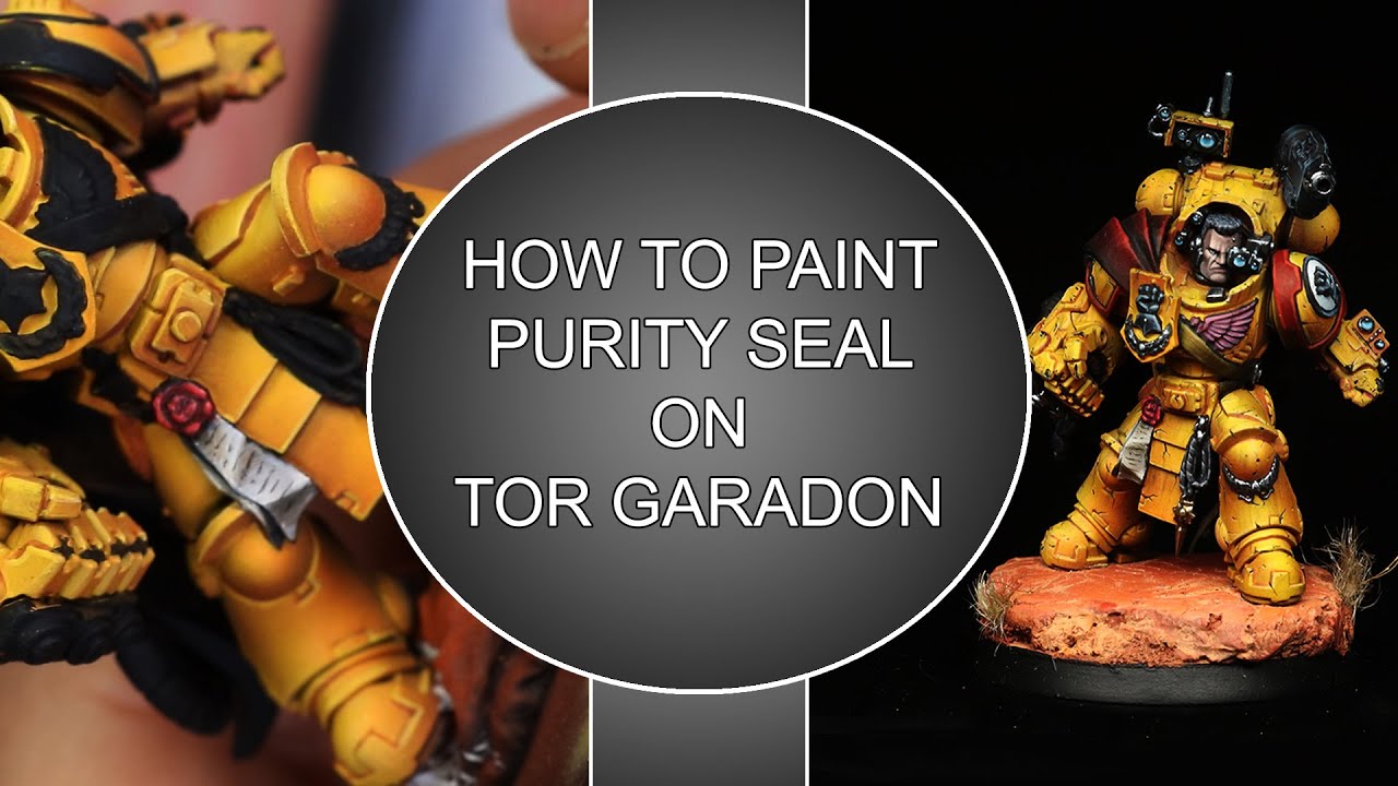 Tutorial how to paint PURITY SEAL on Tor Garadon in around 15 minutes